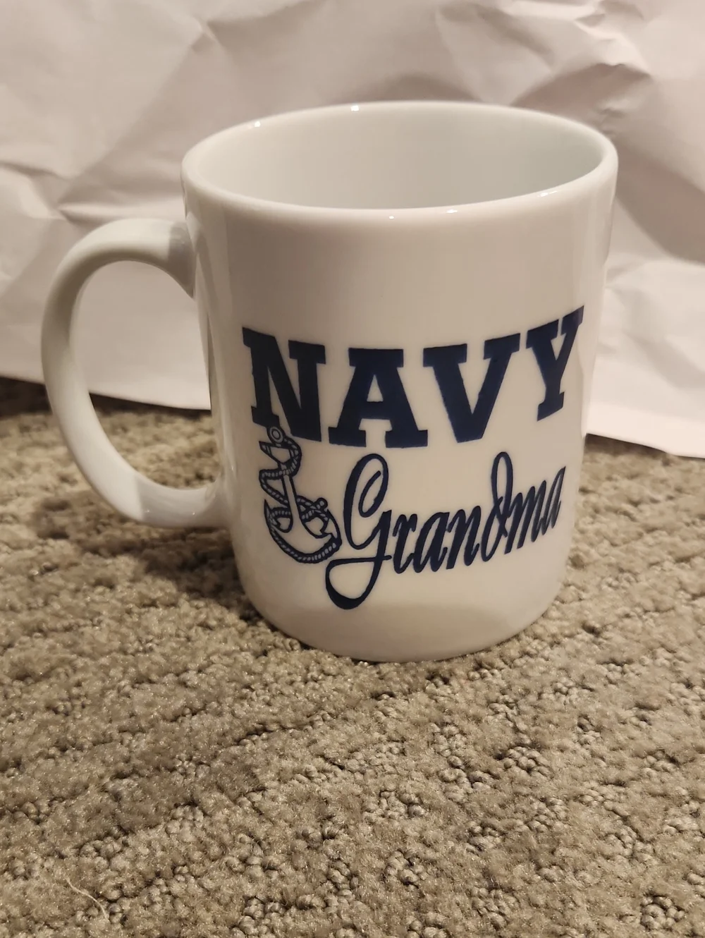 Rare Vintage Navy Grandpa Coffee Tea Mug Cup